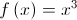 f\left( x \right) = {x^3}