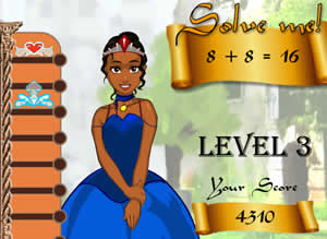 Jogo Princesa Matematica - Jogos Educativos Infantis