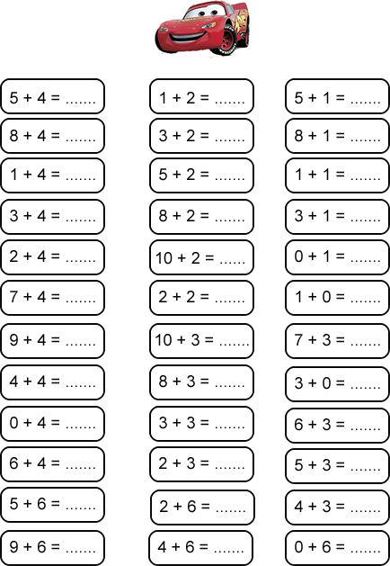 Jogos de Matemática para Imprimir - Atividades Infantis