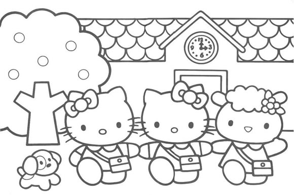 Hello Kitty para colorir - 10